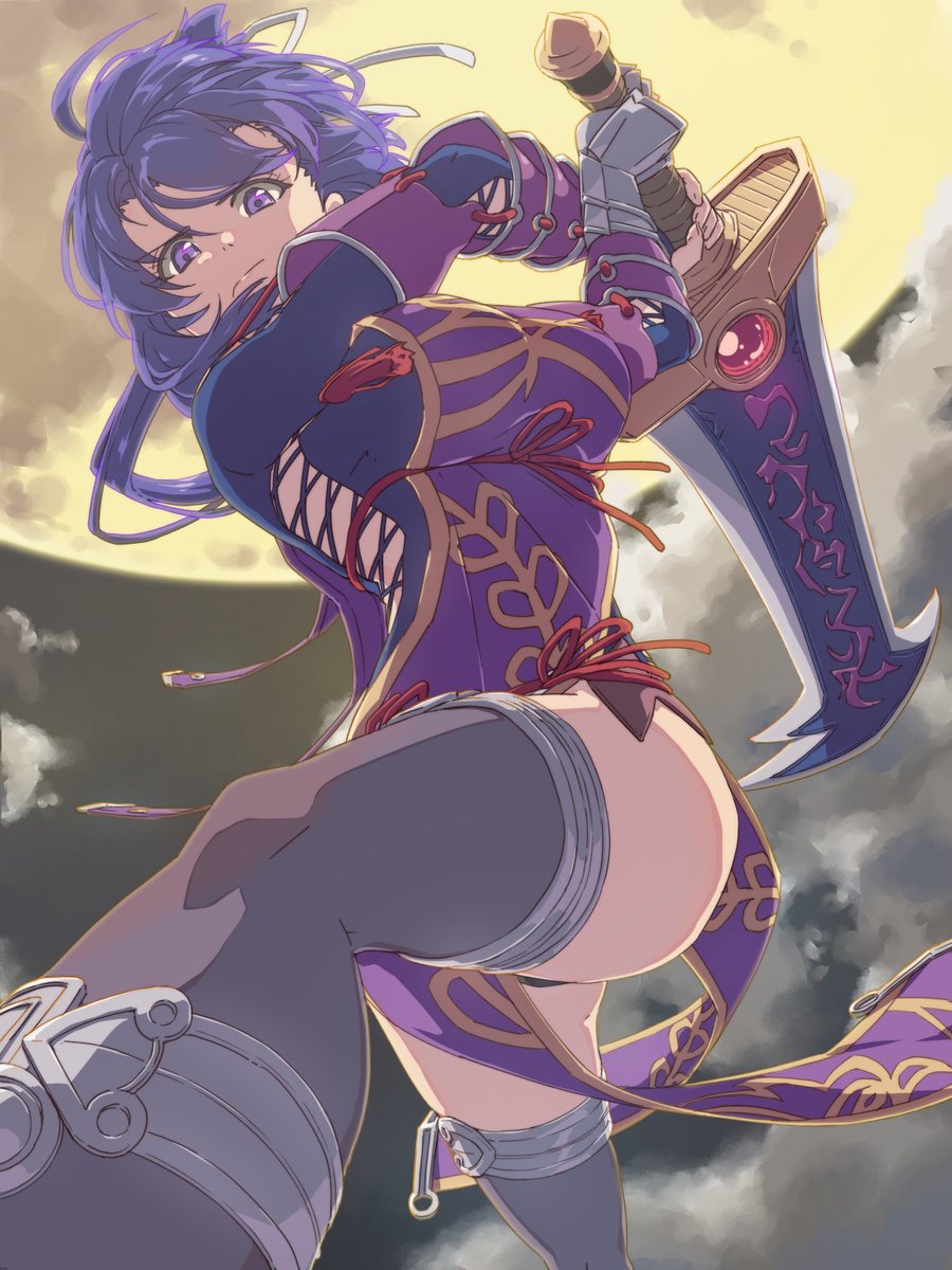 創の軌跡よりリーシャさん。新作フィギュアの購入に向けて迷いを払しょくするために描いてみました。どっせい :-D