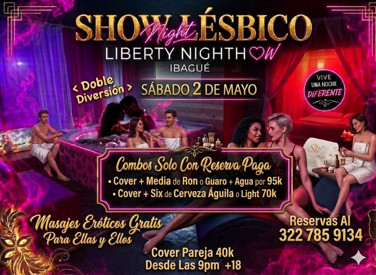 Liberty Night Club Swinger Ibague tweet media
