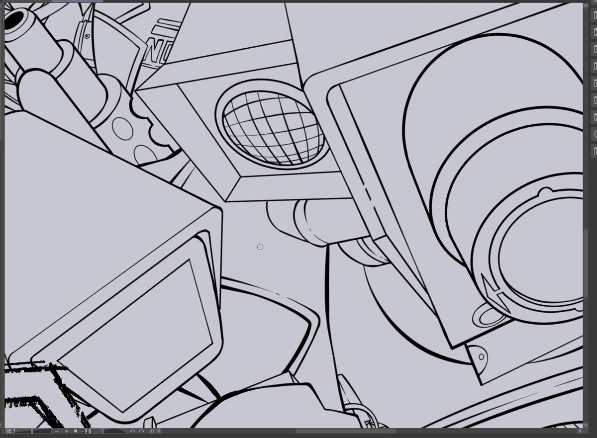 Color_Sans's tweet photo. Finally I done drawing Request Comment illustration Lines!!!!!
I been drawing every Humans and the Big Robot;;;;
〈It was hard to me:(〉

Next to Coloring
[If I done drawing it,I can finally can Continue to drawing MurderDone.and also....I have more things I want to draw now:D] https://t.co/H0sGnflAsK