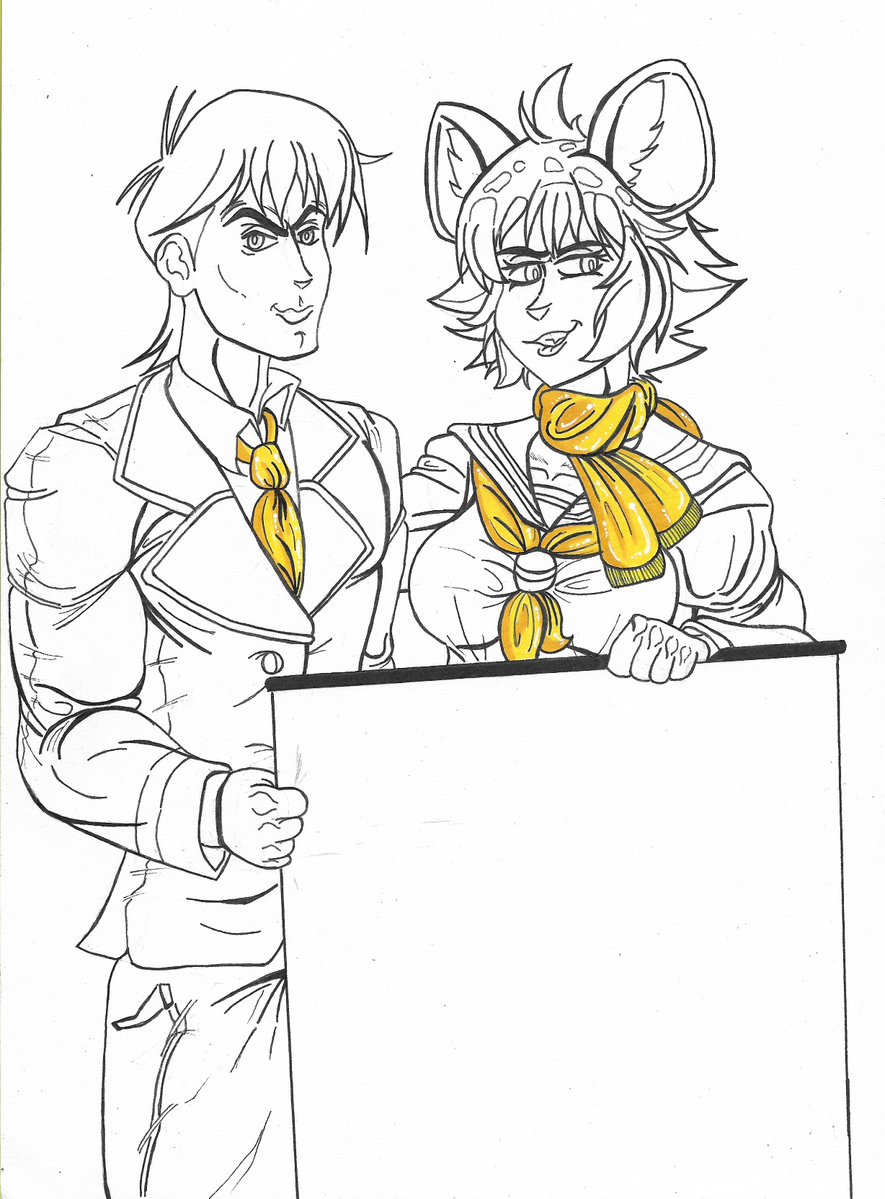 ArtsLeone's tweet image. El Shipp favorito vuelve y con mas contenido.

#shipping #hyena #spottedhyena #murenase #setonacademy #drawing #シートン学園 #tomboy #murenasesetongakuen #斑刃イエナ #fanartanime #anime #drawingart #art #shippingart