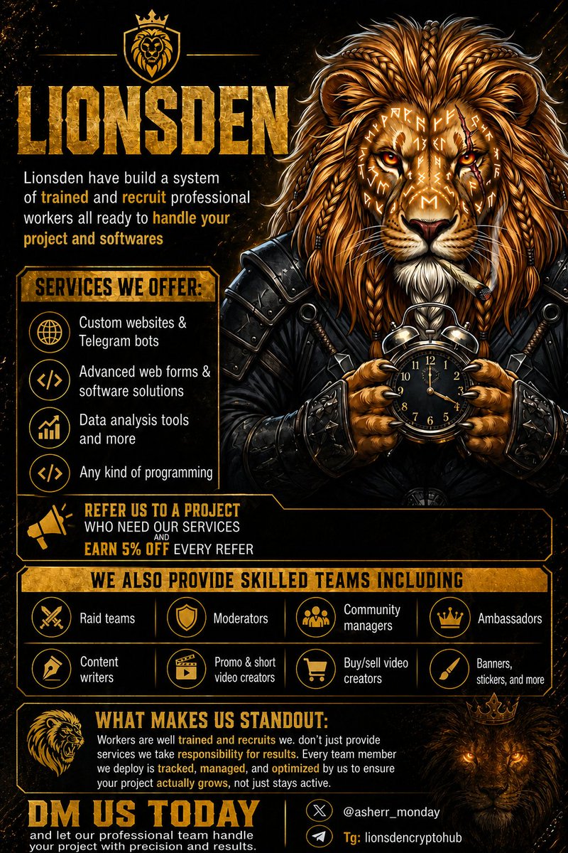 LIONS DEN CRYPTO HUB tweet media