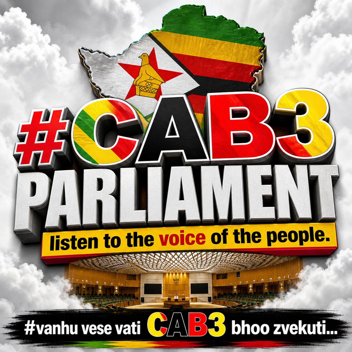 CAB3  COUNT DOWN

15 Days Left

Constitutional Amendment Bill Number 3 the consultation phase

_I support #CAB3_

#GenesisTVNetwork
#trending
#CAB3bhooo