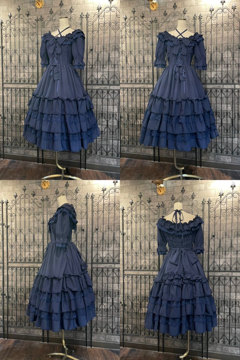 🪻新作入荷情報🪻 【ATELIER PIERROT】 Aveline Mimore Dress ¥33,000