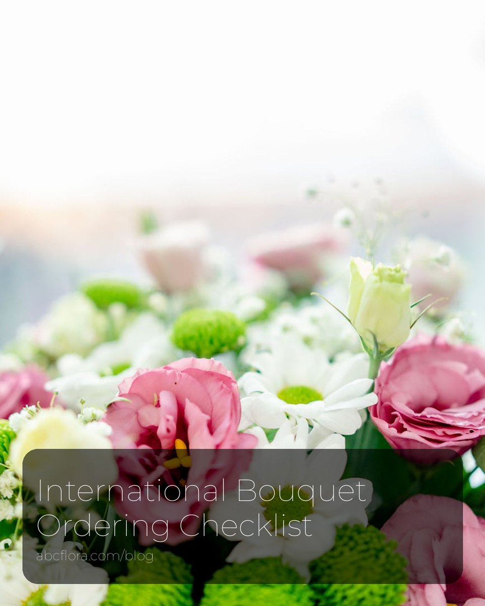 abcfloraOK's tweet photo. Ensure your international bouquets impress with our expert tips! 🌹🌏 Check out our International Bouquet Ordering Checklist: https://t.co/MZKdldYPgi #abcFlora #GlobalFlowerLove https://t.co/e0OpBQ6dTu