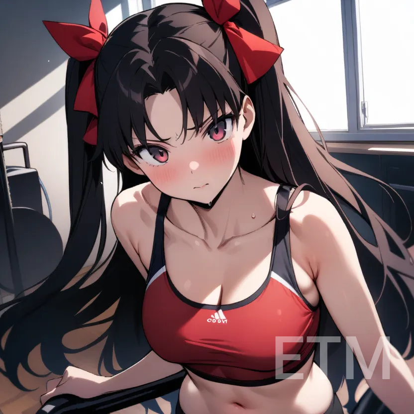 bluerizzle_brad's tweet photo. So I used the #RinTohsaka image I made in #ETMAI for #PixAi #imagetoprompt and #Mordred was one of the results https://t.co/VqzZKlwggZ