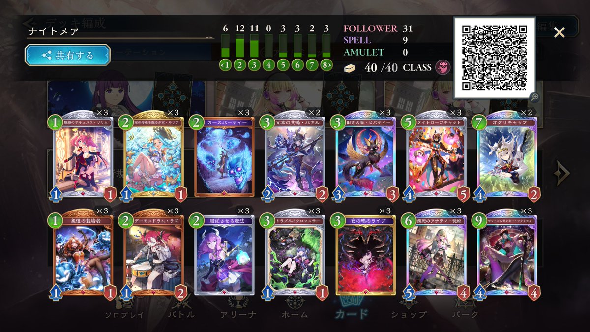 ミッドレンジナイトメアでダイヤ率100％のままグラマス