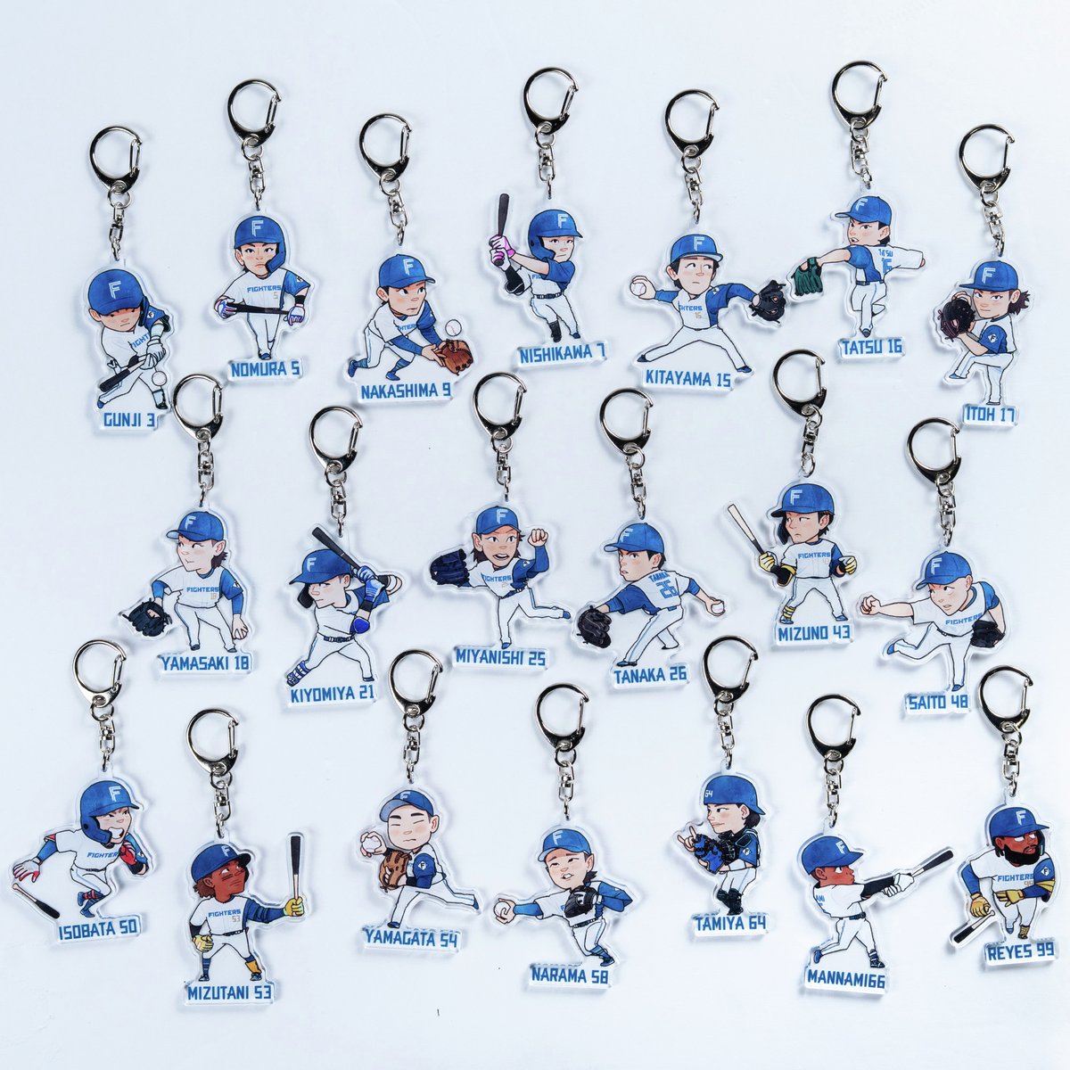 an・an　日ハム　アクキー　バラ売り可 北海道日本ハムファイターズ - 北海道日本ハムファイターズ✕anan 2026 記念グッズ