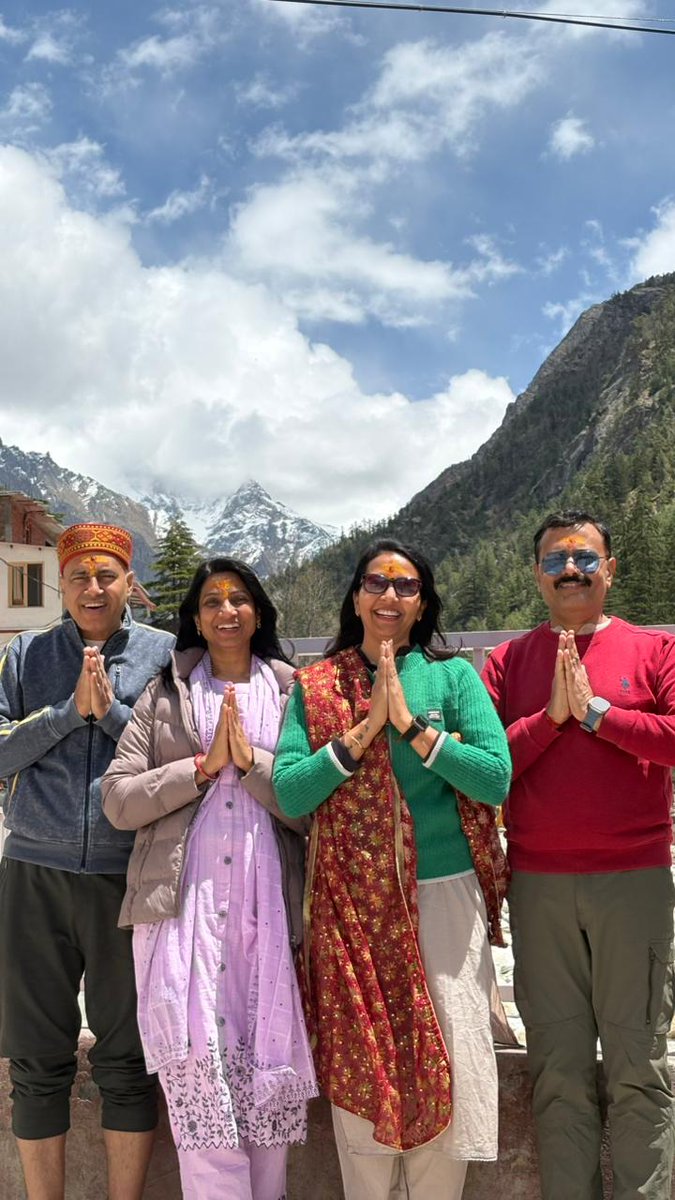 ntpgroups's tweet photo. Our NTP guests completing their sacred Char Dham Yatra with joy, comfort, and unforgettable memories.

👉 Contact us for the full itinerary
📞 +91 98100 98099
📧 sales@ntpgroups.com
🌐 https://t.co/5Won2qxtcT
.
.
#CharDhamYatra #HappyGuests #SpiritualJourney #NTPGroups https://t.co/qdId6kh1aM