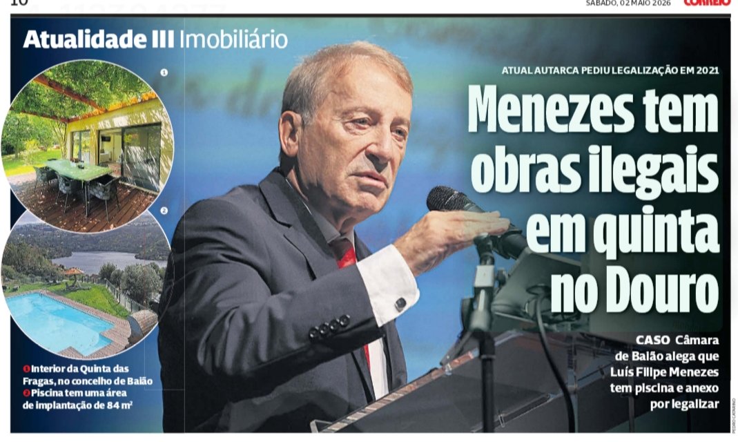 Segundo o Luís, não é quinta, é "quintal" e, alegadamente, nem lhe pertence.