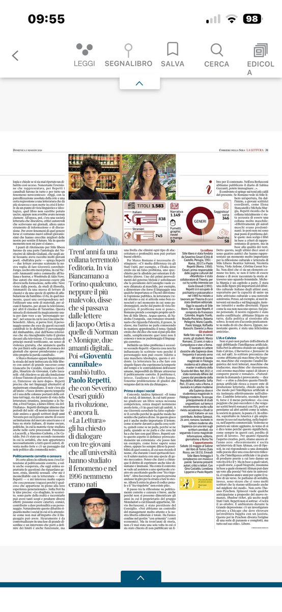 reppomanuno's tweet photo. Stile Libero fa 30 anni. Grazie a tutti i lettori. @Einaudieditore https://t.co/QUfbK8aIPW