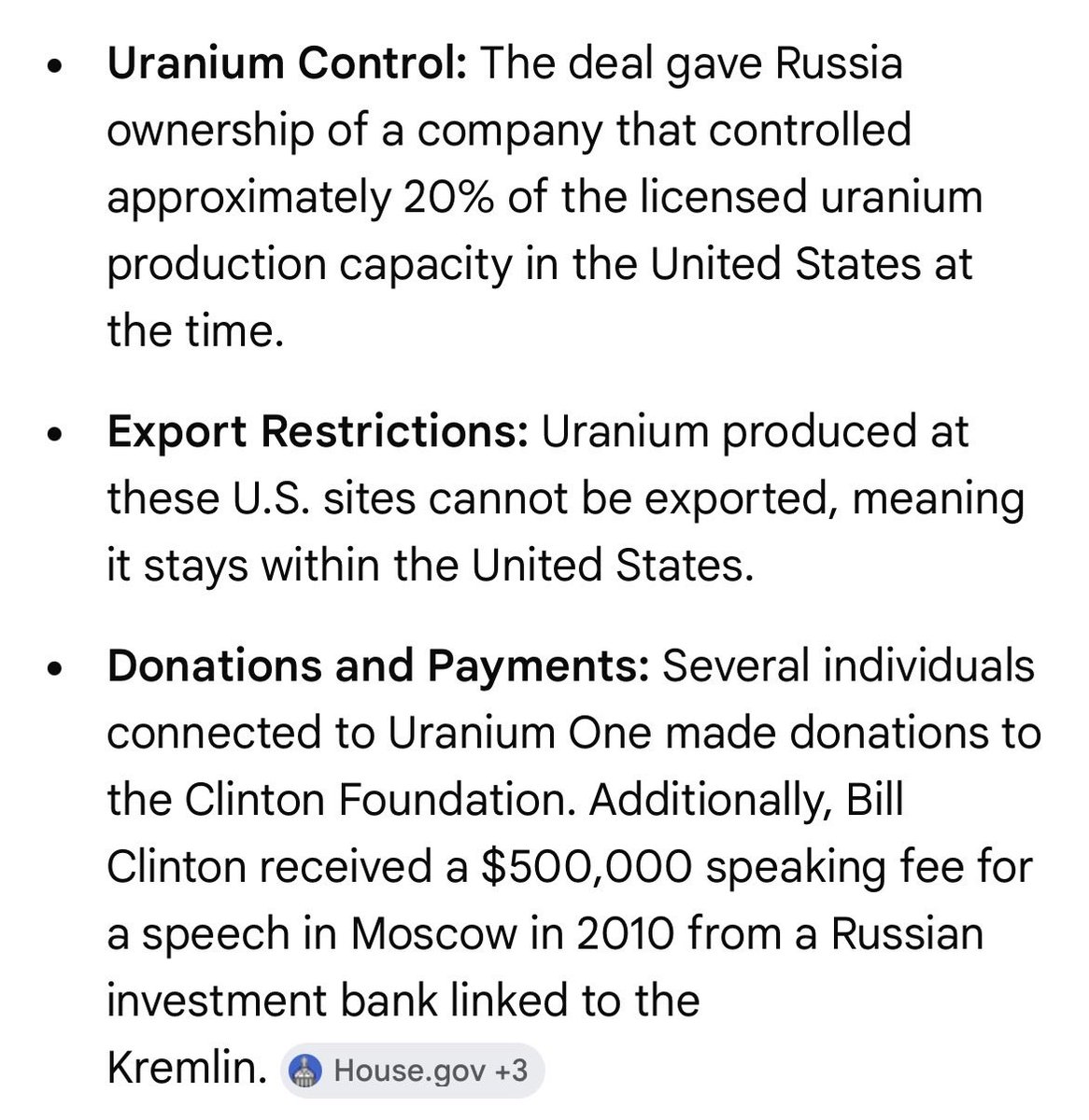 JM6201123's tweet photo. @nickreeves9876 @rocca_fella_ua You all spend hours confirming “Russiagate” &amp; Freudian analysis of Trump. 
While ignoring OBAMA &amp; HILLARY’s Uranium deal with Russia. 

FYI - 20% of our Uranium was given to Russia via Clinton, via Canada. 
Followed by  big donations to the Clinton Foundation! Wake Up! https://t.co/k7ynA5nv7n