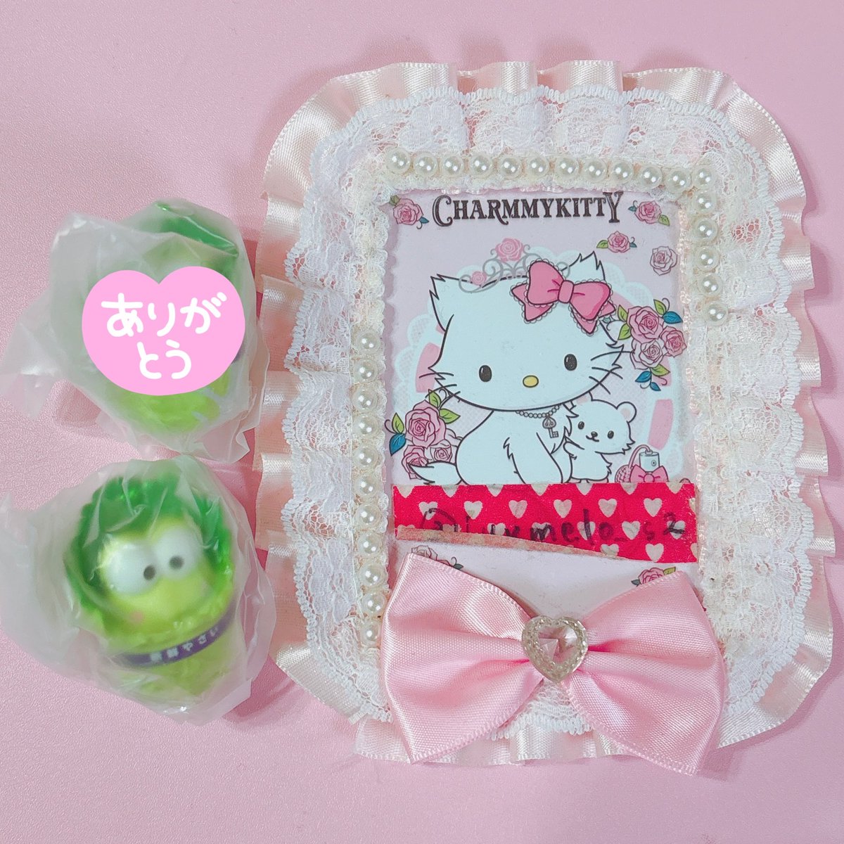 luvmelo_s2's tweet photo. ♡交換 希望♡

サンリオ　サンリオキャラクターズ　白菜マスコット　ガチャ　ガチャガチャ

譲⇒けろけろけろっぴ  けろっぴ

求⇒ハローキティ　キティ

普通郵便希望です。
誰でもお気軽によろしくお願いいたします。 https://t.co/jeQZfebckz