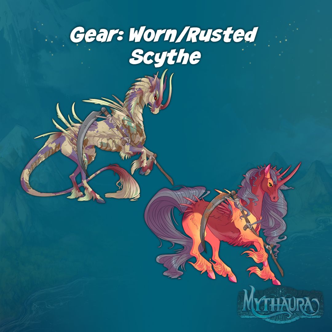 mythauragame's tweet photo. Some full art pieces, lots of apparel and gear, in-game shop signage, and more! https://t.co/xJ218z8Ihn https://t.co/7dcogsrfOG