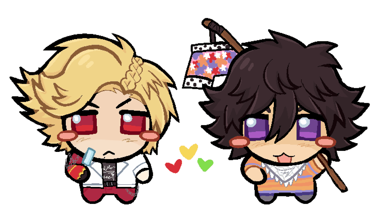 BASTARD1ZED's tweet photo. ankh and eiji

 little things https://t.co/kc7jFHSlBu