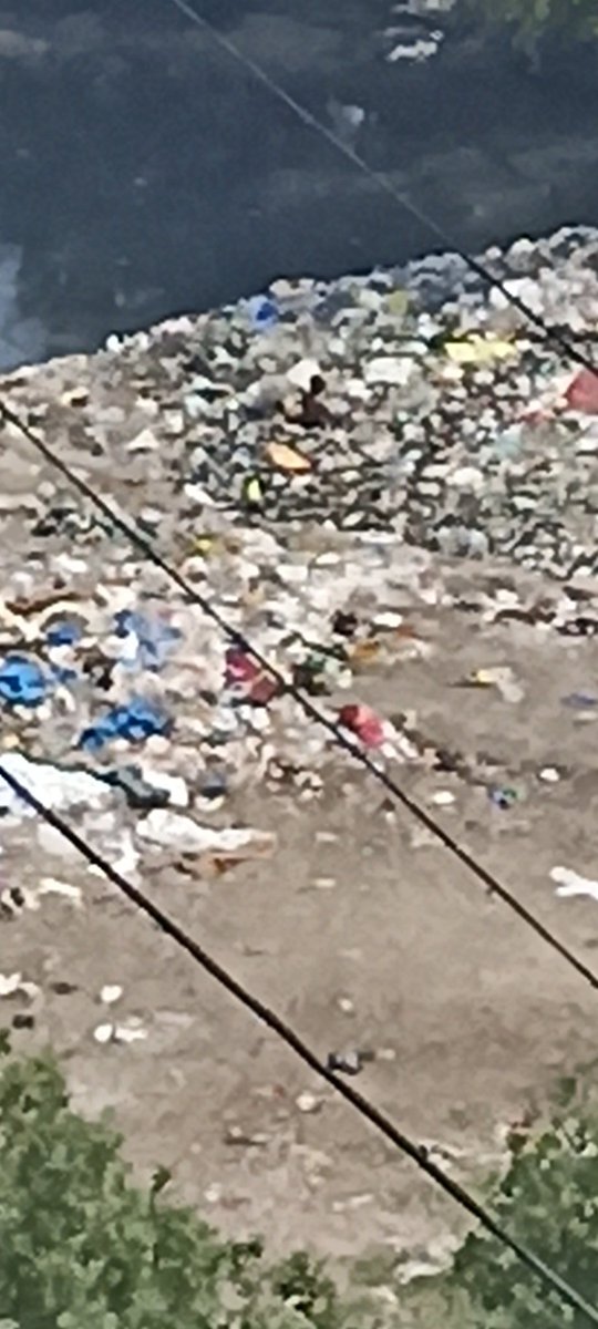 awanish67's tweet photo. @AMRUTCityGzb Drainage near Ansal plaza Sector 1 Vaishali Ghaziabad is so choked, that small kids can walk over it A man is already inside, collecting garbage, any day a mishap can happen. https://t.co/wTzxjrR4ZG