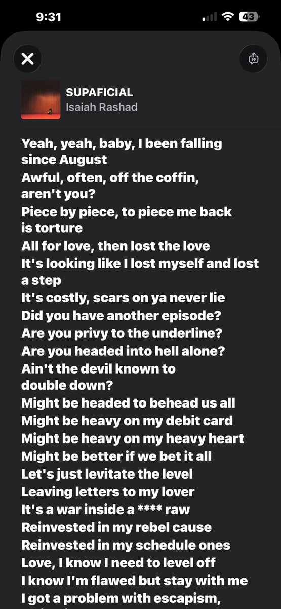 he’s always been a good lyricist but MAN this album is gorgeously written