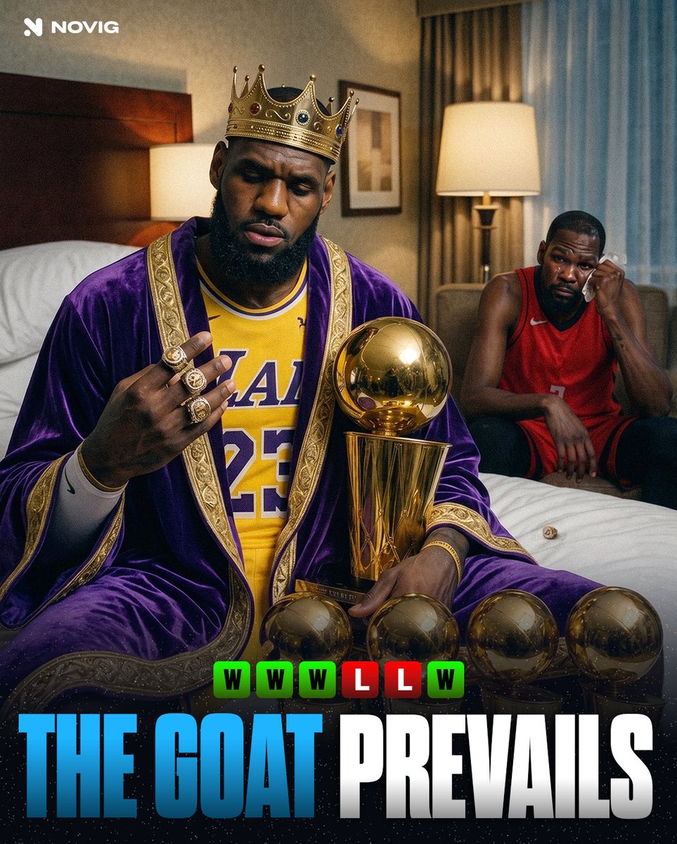 Lakers and LeBron beat the Rockets in 6 👀