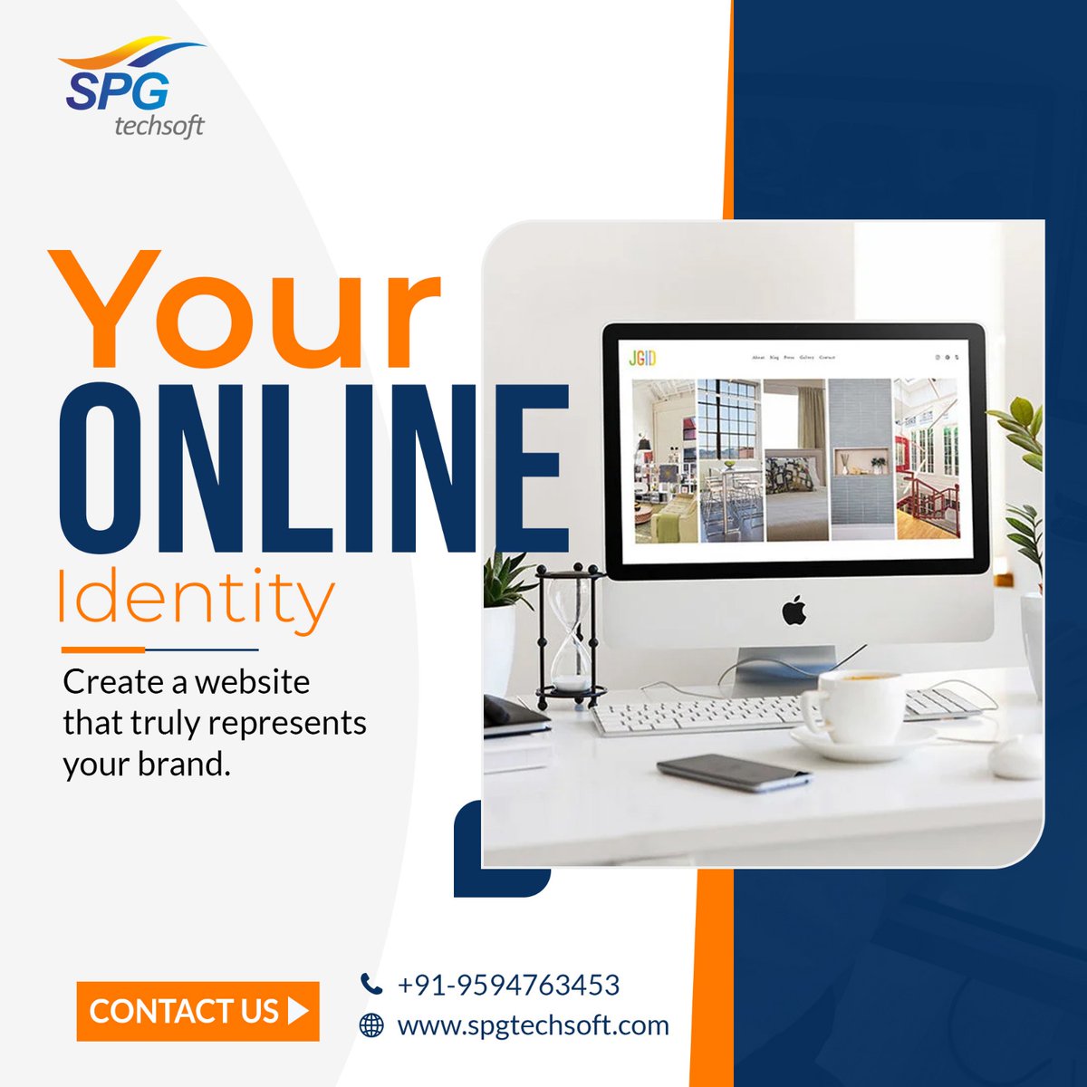 SPGTechSoft's tweet photo. Your Online Identity
Create a website that truly represents your brand.

Visit Now @ https://t.co/WEOmyhDsol

#spgtechsoft #websitedesign #websitedeveloper https://t.co/OUiTVTyTGe