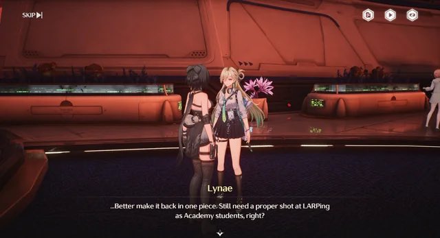 how is wuwa a real game. why is lynae saying LARP, actual dialogue