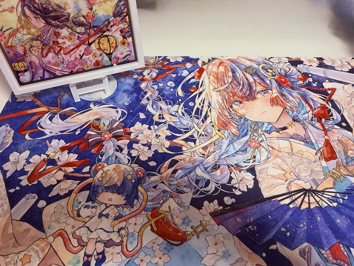 絵師100人展初日に伺いました！ 優子鈴先生（@_yukoring ）の作品は