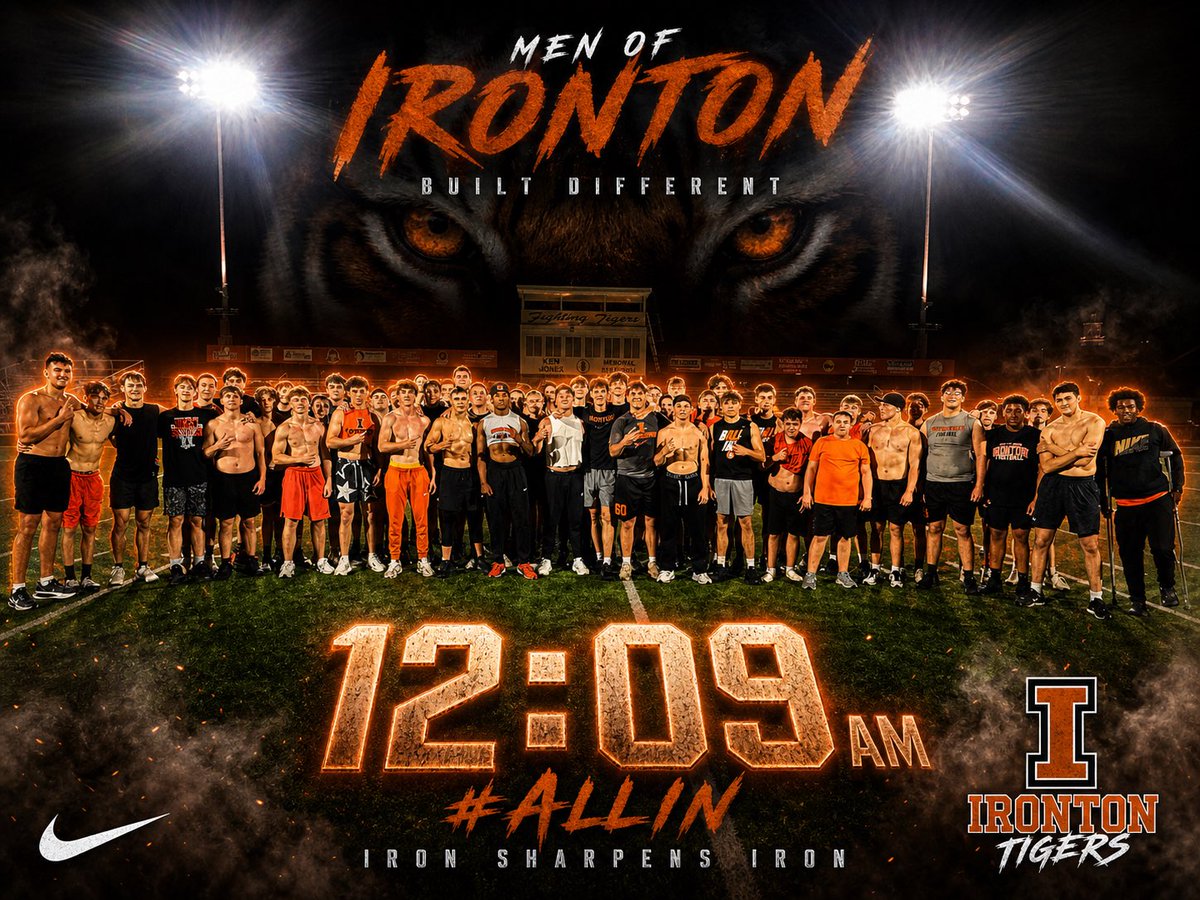 FootballIronton's tweet image. 6️⃣0️⃣ of the BADDEST CATS just set on ATTACK‼️

#ALLIN🐅
#Culture