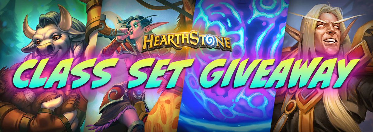 Thanks to <a href="/PlayHearthstone/">Hearthstone</a> I am doing 1 full class set giveaway, which includes all 4 class sets!

To Enter:
👉Like, Comment, and Share
👉Follow me on x 
👉Follow me on twitch.tv/beingrachel

I will announce the winner on 5/4, Good luck! 
#hearthstone #giveaway