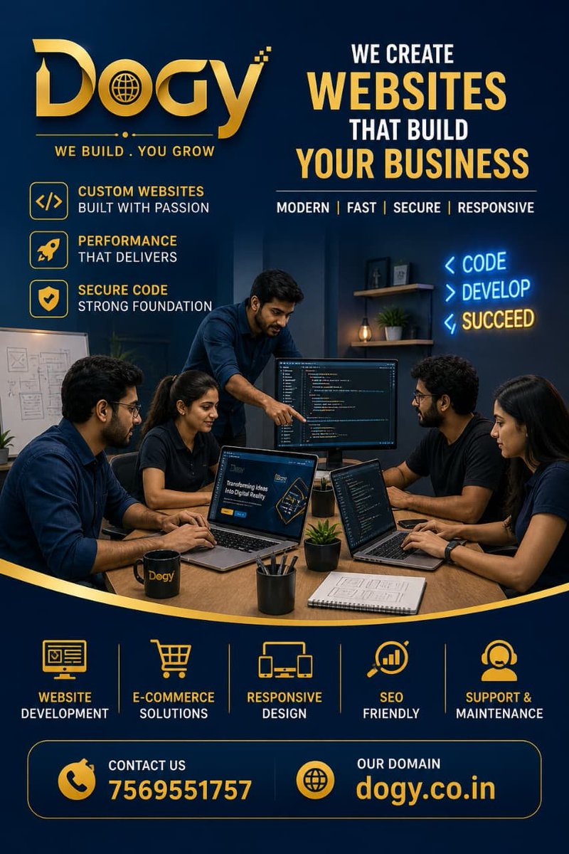 BKiranmai29385's tweet image. #DogySoftware #WebDevelopers #WebsiteDesign #AppDevelopment #NewsDevelopers #EPaperWebsite #DigitalSolutions #WebDesign #SoftwareCompany #BusinessGrowth #OnlinePresence #TechServices #IndiaDevelopers #StartupIndia #DigitalIndia