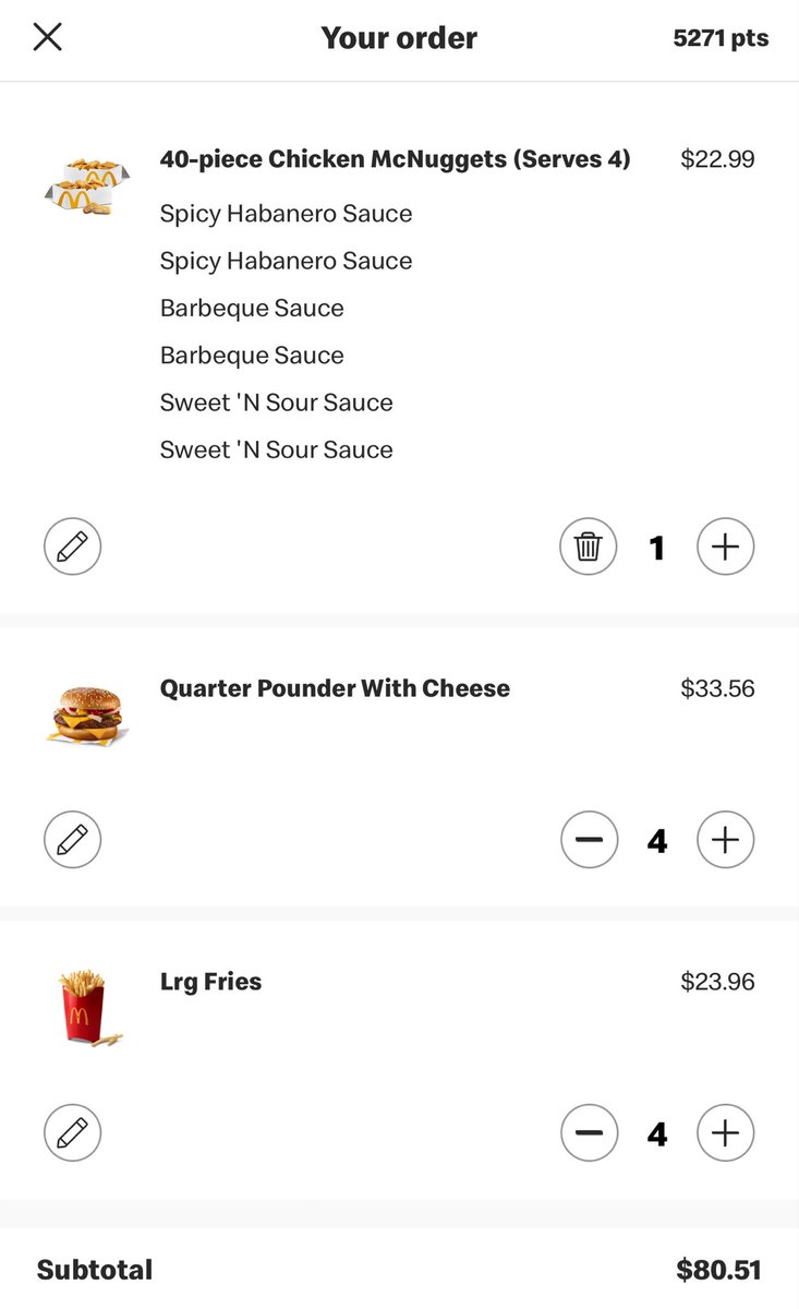 KannaSP's tweet photo. Remember when you can get all this for half the price? https://t.co/xrxHNT4YS7