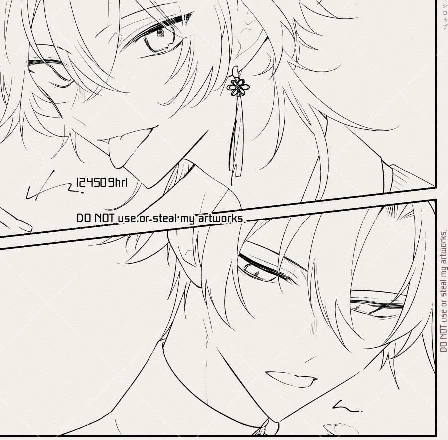 あなたのために 線画 Post by 。 on X: 線画のみでテスト