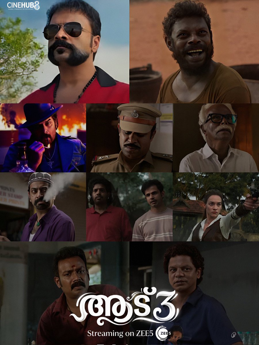 CINEHUB8113017's tweet image. ആട് 3: വൺ ലാസ്റ്റ് റൈഡ്-പാർട്ട് 1🤍🎞
Streaming on @zee5malayalam ...

Director by @midhun_manuel_thomas 🤍🎬
.
.
.
.
.
.
#malayalamcinema #Mollywood #aadu3