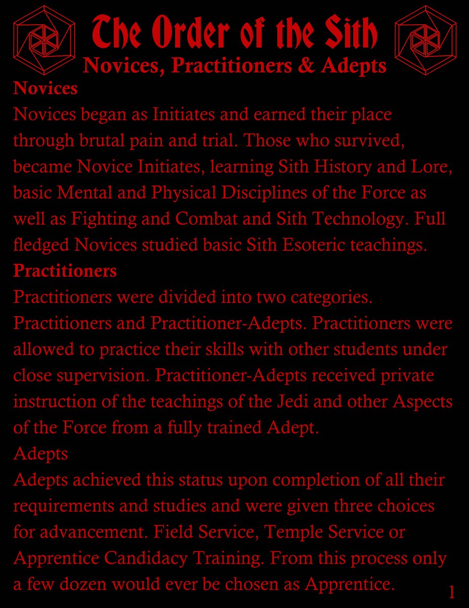 IronWolf1970's tweet image. decided to revise my Order of the Sith... an alternate to the Rule of Two...  7 pages breaking down the structure and aspects of the Sith if it were to be on a grander scale than Darth Bane's ideal... 
#StarWars #Sith #Darkside #TheForce