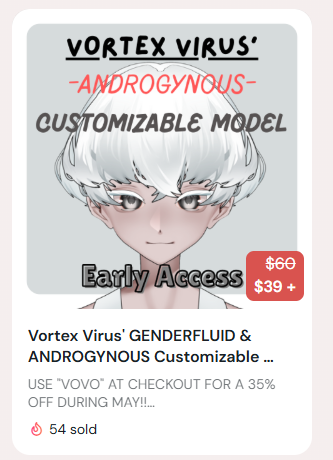 vovo🦴🩸 CUSTOMIZABLE MODEL OUT NOW! tweet media