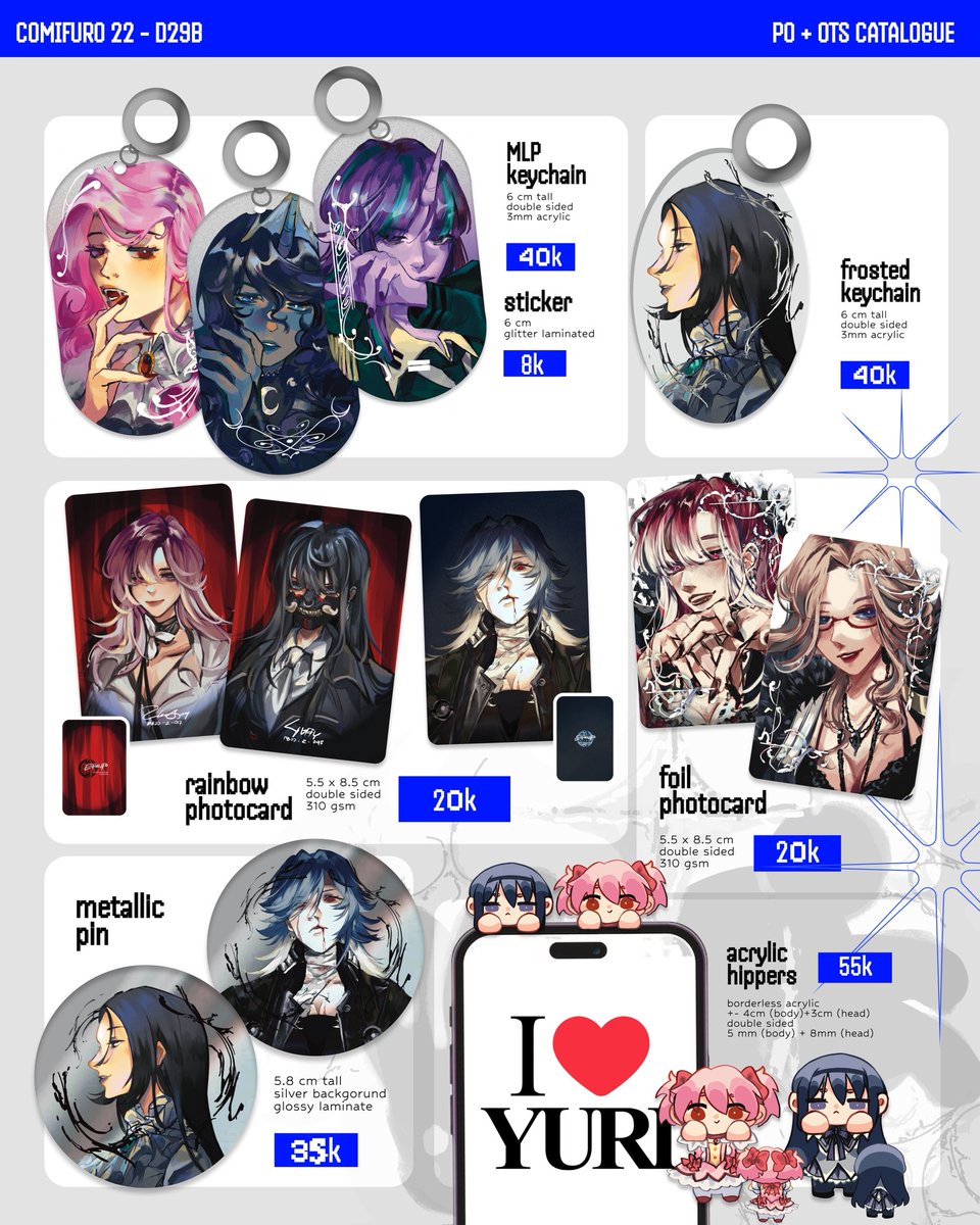 💙 &amp; 🔁 very appreciated! 

[ comifuro 22 batch 2 preorders open! ]

📆 may 2 - may 7 '26
📍 cf22 d29b

📑 path to nowhere, mlp, tgswiiwagaa, madoka magica, r1999, nso, nana, originals, genshin, hsr, alnst

#cf22 #cf22catalogue #comifuro22
[ form &amp; more in 🪡 ]