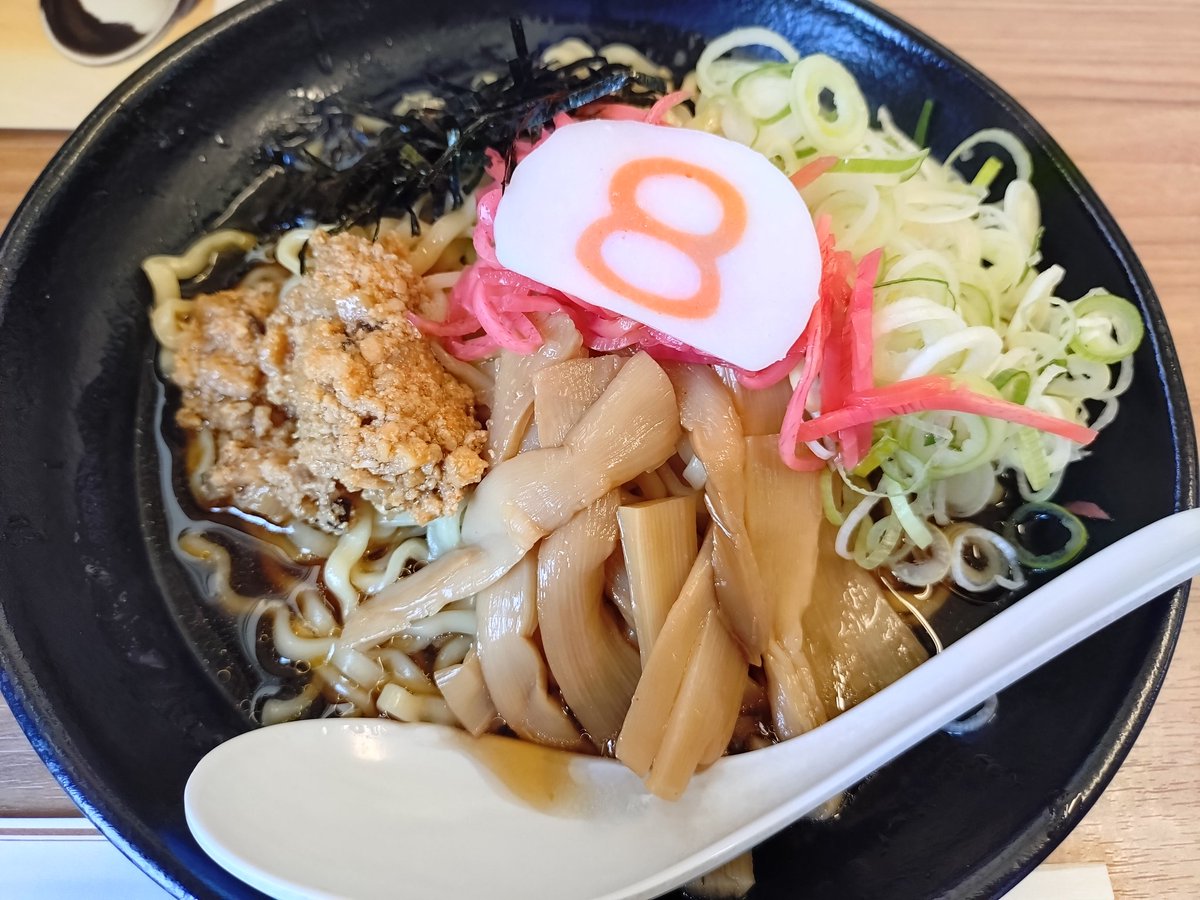 shokannon's tweet photo. 久しぶりの８番ラーメン！
#能登半島 https://t.co/O0DjsPyloD