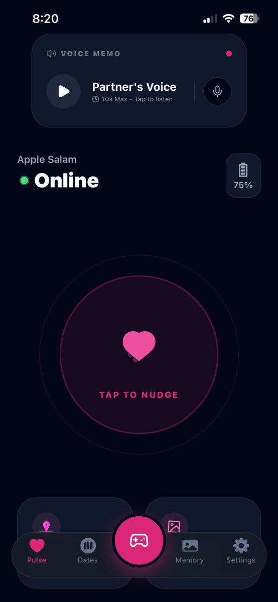 abdl_slm's tweet photo. Love Pulse now has options to send your partner voice note! New seed option is added as well. Update to the latest version to try it now ❤️❤️❤️

Android: https://t.co/5gDHsKOXCX
iOS: https://t.co/jyMZWFvmlA https://t.co/YPwe6fOVSu