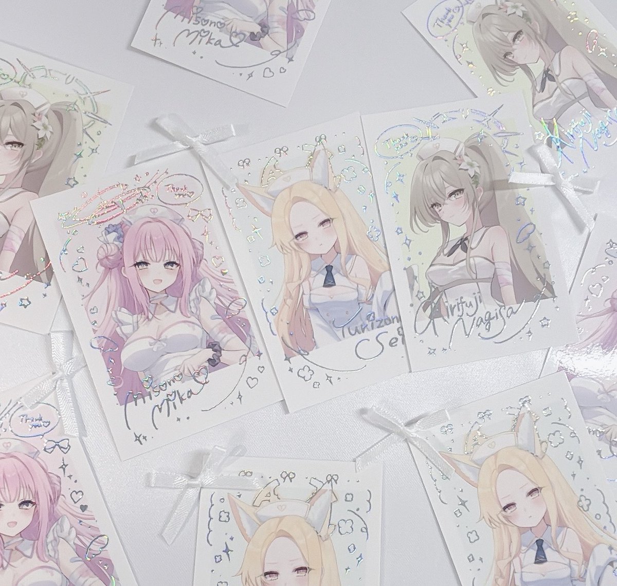 チェキとポストカードセット!
とどいたー!♡
#ブルアカ 