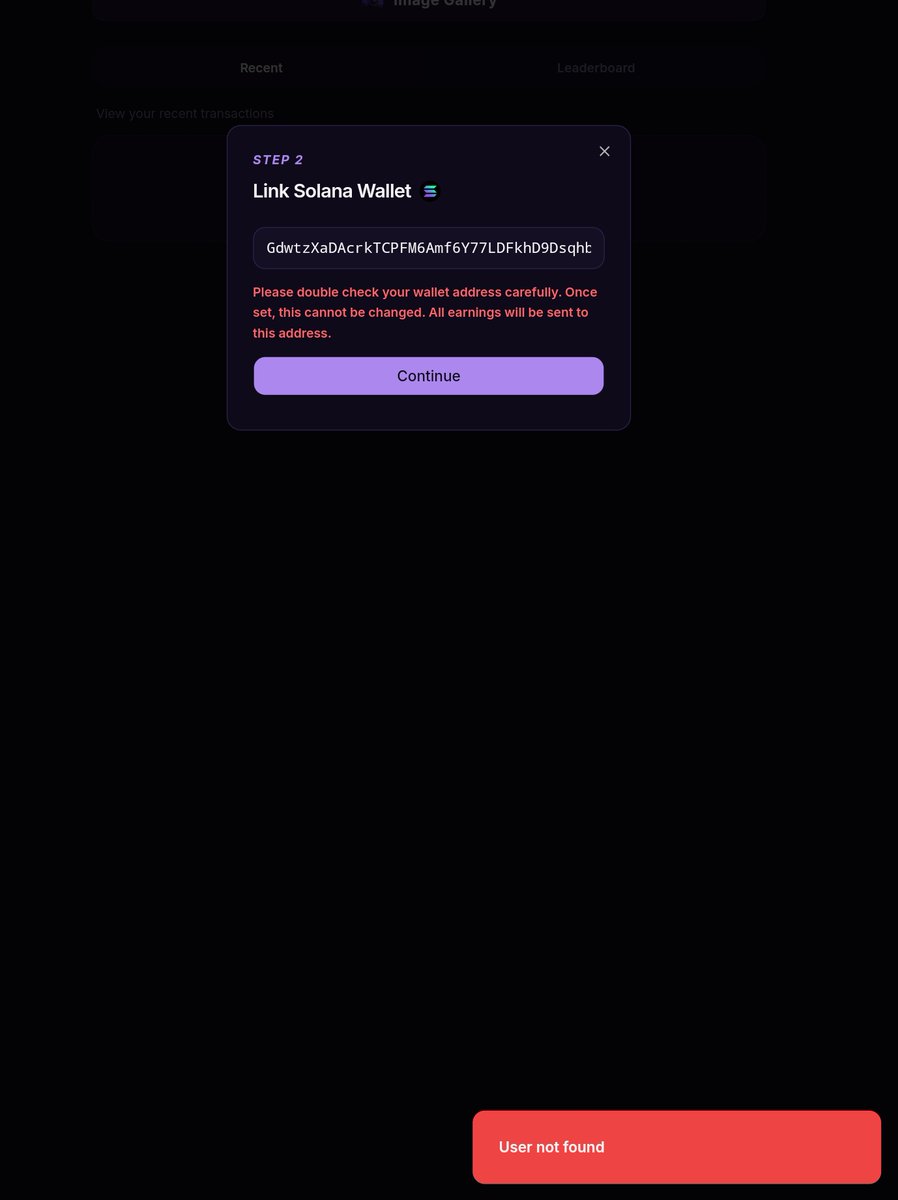 Sunil81155's tweet photo. I am getting this error @NanosWallet https://t.co/mSimITiYhD