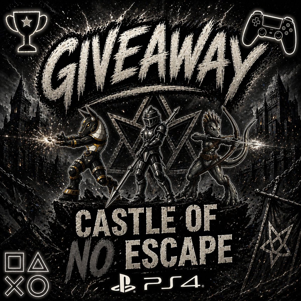 SilentGhost86's tweet image. 📢 #Giveaway #PS4                     

➡️ CASTLE OF NO ESCAPE 🎮 

I have 1 EU🇪🇺 Key 🔑 for PS4 🎮🏆

To win:
🔄Repost
Follow:
👤 @SilentGhost86 
👤 @xitilon
➡️Tag a Friend 🫂
➡️Comment &amp;amp; Like YouTube Video 🙏 youtu.be/5JWH5mXgy2w

Close: 24 Hours⏰️