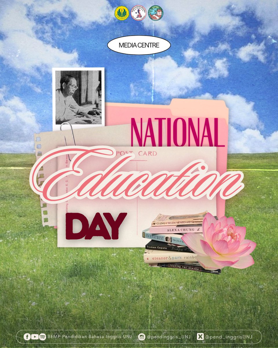 pend_inggrisUNJ's tweet photo. [𝗡𝗔𝗧𝗜𝗢𝗡𝗔𝗟 𝗘𝗗𝗨𝗖𝗔𝗧𝗜𝗢𝗡 𝗗𝗔𝗬]

Today, we are celebrating the spirit of learning and the transformative power of knowledge and learning. As we know, knowledge is the key to unlock a brighter and better future for all. https://t.co/9UA72qQj9C