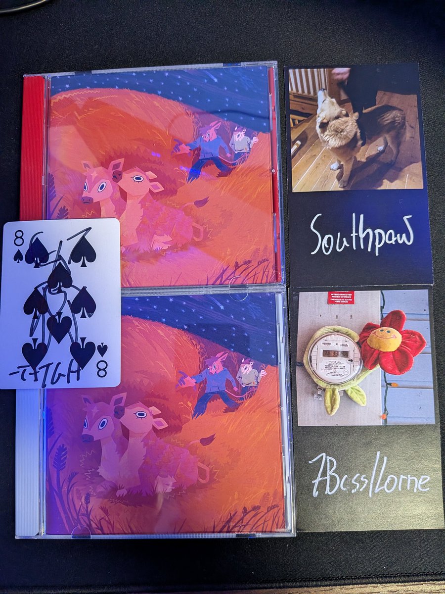 TheKingToco's tweet photo. Forgot the difference between the CDs, but sooo happy to have more physical media from @GlassedHouse https://t.co/beBRRDWhOE