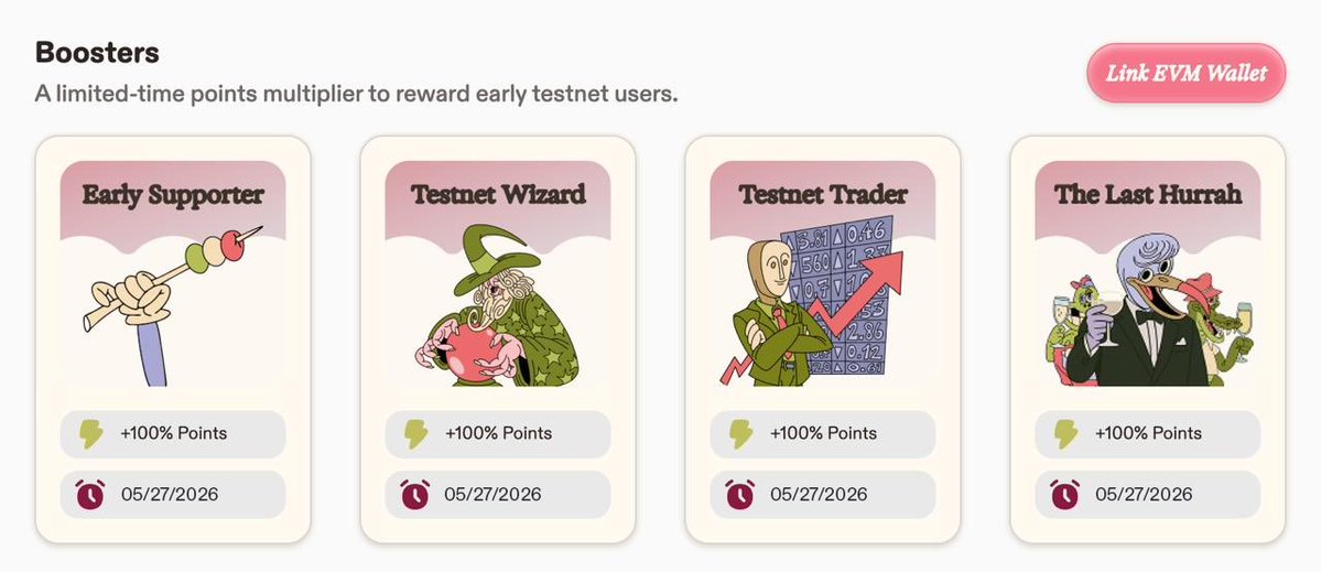 jul56502344's tweet image. 🌟 If you haven’t linked your OATs yet, do it now.

👉 Epoch 6 ends on May 27, just four weeks away. After that, the points multiplier disappears. This is your last chance to take full advantage.

🔹 @dango is redefining Web3 execution with intent-based actions, gas abstraction,