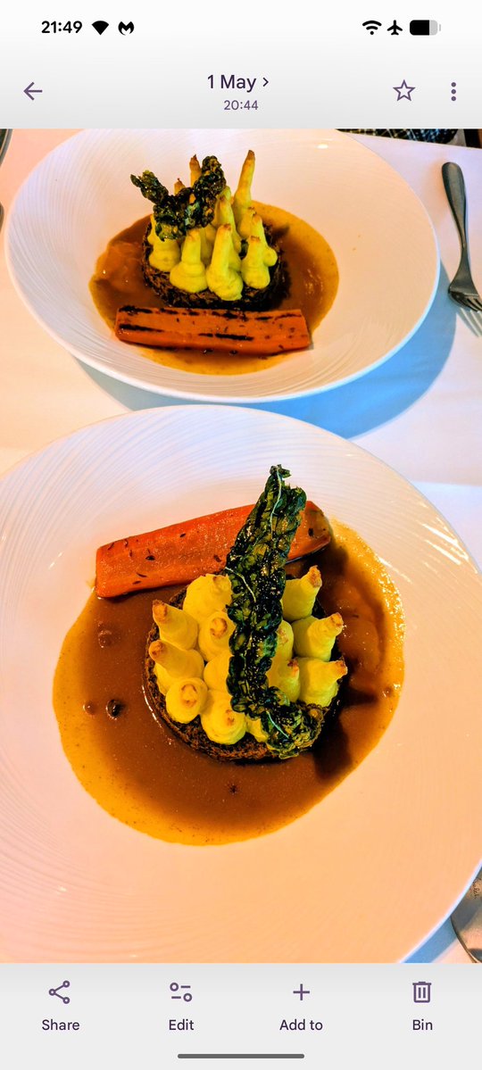 VeganOlive1's tweet image. #Vegan shepherds pie for main @pandocruises Arvia followed by key lime pie...Blooming gorgeous best rendition of these dishes we've had 😋👌🌱🌻🚢♥️ #Veganfoodshare #Vegancruiser #Vegantraveller #Cruising 🚢♥️