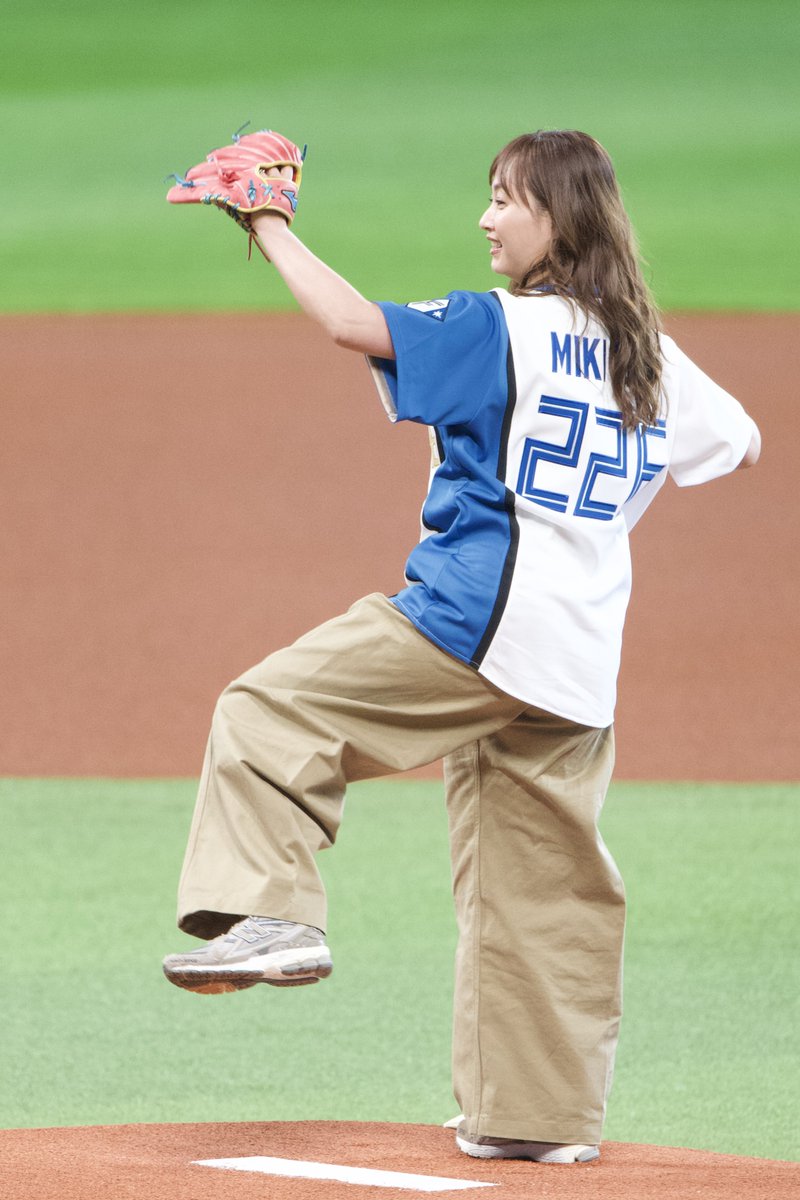 2026.5.2 ファーストピッチ⚾️ ミキティこと藤本美貴さん！ #藤本美貴