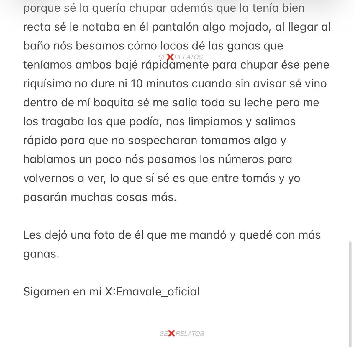 SE❌RELATOS tweet media