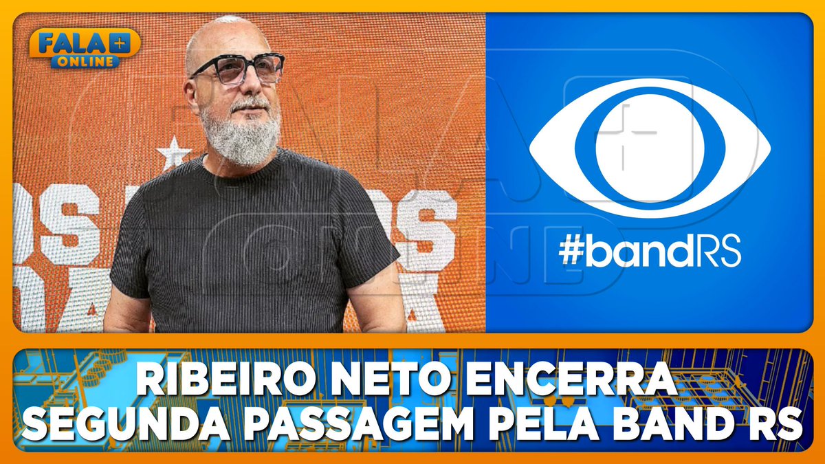 falamaisonline's tweet image. Ribeiro Neto encerra segunda passagem pela Band RS.
youtu.be/t-H-H5AP9C4

#BandRS #Band #Televisão #FalaMaisOnline