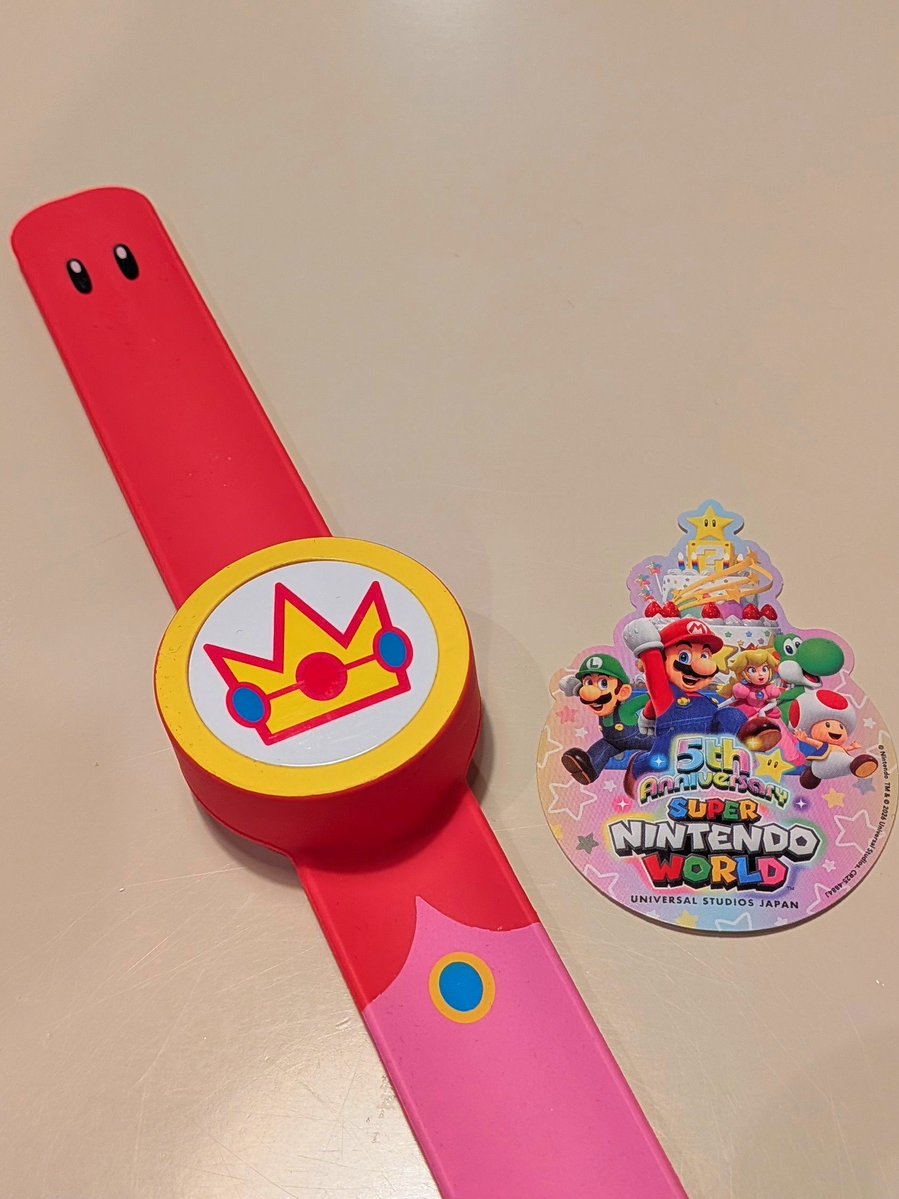 マリオ ピーチ パワーアップバンド パワーアップバンド USJ ユニバ マリオ ピーチ 2本セット ニンテンドー