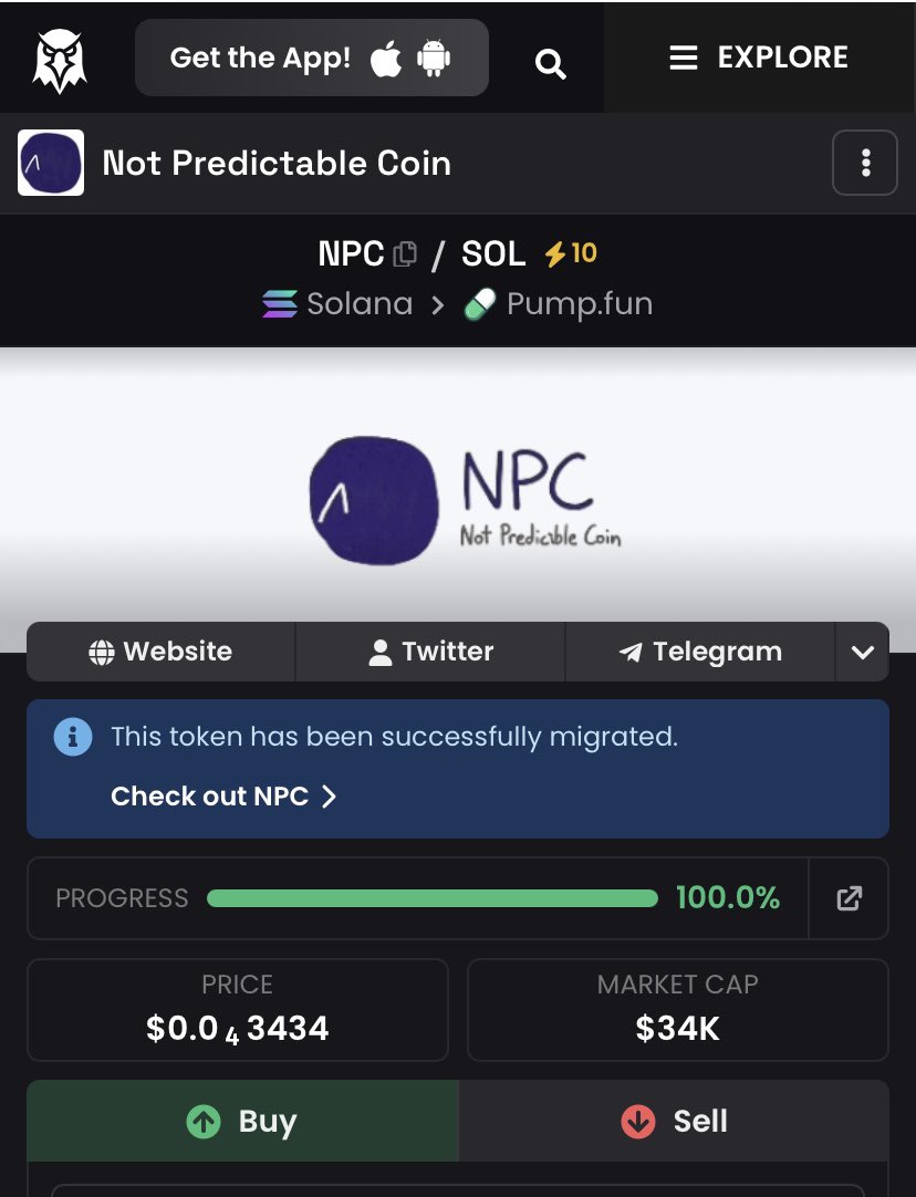 Notpredictablecoin tweet media