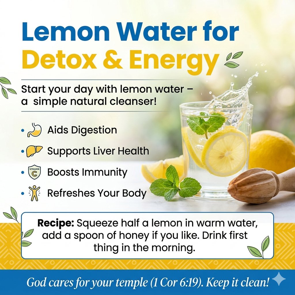 OmikoHealthcare's tweet image. FRESH BODY, FRESH MIND. 🍋✨ 

Starting the day by honoring the temple God gave you. Keep it clean, keep it energized!

Are you Ready to boost your energy naturally? 🍋⚡️

#HealthyLiving #NaturalDetox #EnergyBoost #GodlyStewardship