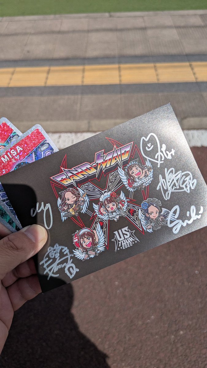 BANDMAID サイン入りポストカード当たった
