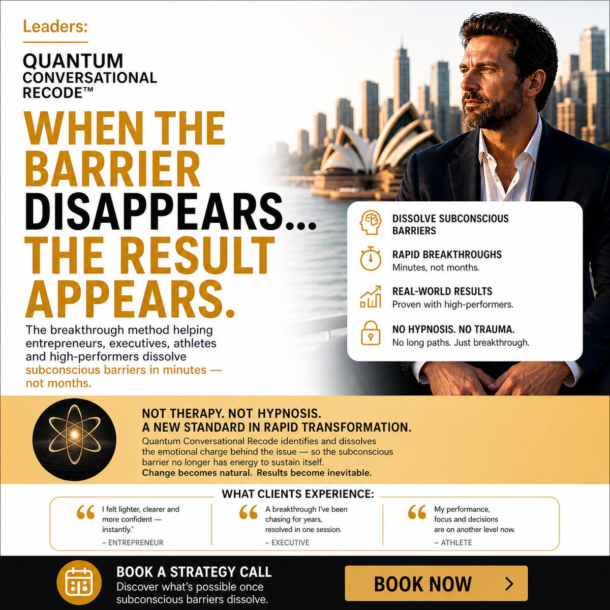 SydneyMeditate's tweet image. Feeling stuck? Even when you’re doing everything right? It’s not strategy. It’s a subconscious barrier

When the barrier disappears, results appear.

Quantum Conversational Recode dissolves it fast

👉Book a call
sydneymeditationcoach.com/quantum-conver…

#mindset #entrepreneur #leadership #growth